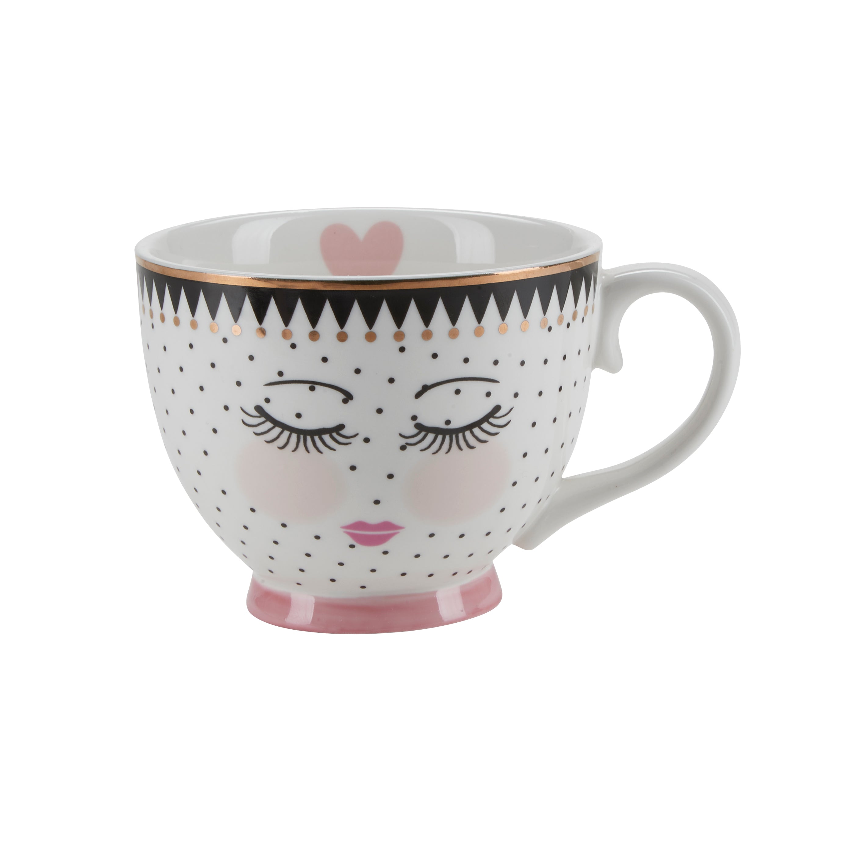 Kop, underkop & æggebære, gavesæt - Black/White